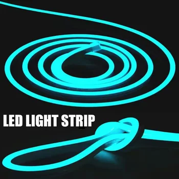 1 Метров led лента, силиконови Гъвкави неонови светлинни ленти, 12 120 светодиоди, водоустойчив ламповая лента, декорации във формата на мека светлина със собствените си ръце