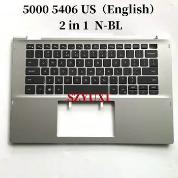 100% нова английска клавиатура за Dell Inspiron 5000 5406 с поставка за ръце в събирането сребрист цвят N-BL NWXT3