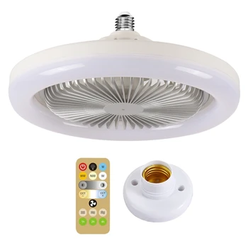 AC85V-265V led крушка E27 вентилатор на тавана лампа 2400 лумена с основание притежателя на лампата E27