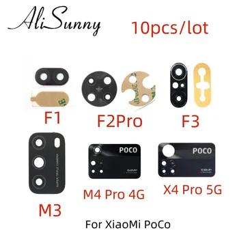 AliSunny 10 бр. Лепило За Стъклени Лещи Задната Камера за Обратно виждане За Телефон Xiaomi Poco M3 X3 F3 F1 F2 X4 M4 F4 Pro NFC GT