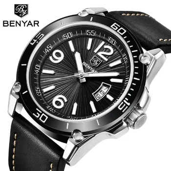 BENYAR 2023, луксозни маркови кварцови часовници, мъжки ежедневни военни спортни водоустойчиви мъжки часовници с хронограф, Relogio Masculino Clock