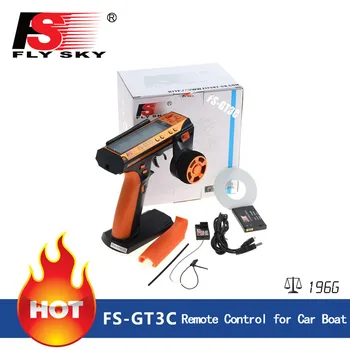 Flysky FS-GT3C FS GT3C 2,4 G 3-канален радиоуправляемая автомобилна система/батерии приемник GR3E и радиоуправляемым контролер