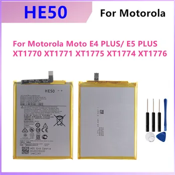 HE50 5000 ма Оригинална Батерия За Motorola Moto E4 PLUS/E5 PLUS XT1770 XT1771 XT1775 XT1774 XT1776 + Инструменти