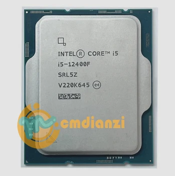 Intel Core i5-12400F i5 12400F 2,5 Ghz, 6-ядрени 12-стрийминг процесор на 10 НМ L3 = 18 М 65 W LGA 1700 нов, но без вентилатор