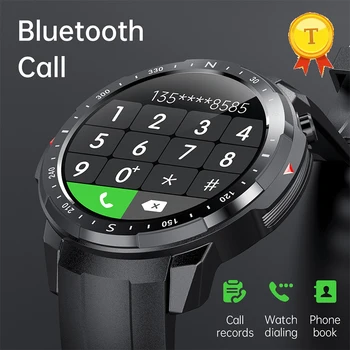 ip68 Смарт часовник за гмуркане, телефон, Мъжки Bluetooth разговори, Монитор на Сърдечния Ритъм, музикален плеър-цвят бял, Умни Часовници за жени, PK L15 L13 P8