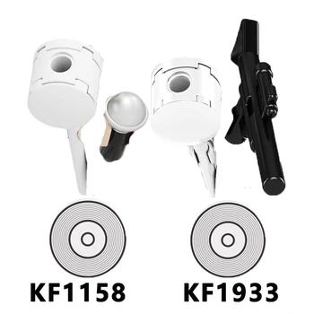 KF1933 KF1158 Известен диск DJ Микрофон AIM Agent Певец, Създател на музикалния характер Мини тухли блок фигурка пластмасова играчка