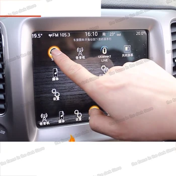 lsrtw2017, на екрана на навигация, таблото на автомобил, защитно закалена филм за jeep compass 2016 2017 2018 2019