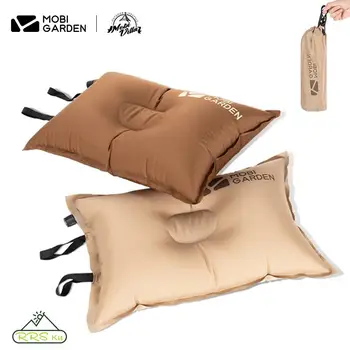MOBIGARDEN Удобна автоматична надуваема възглавница за защита на шията, туристическа възглавница за пътуване, туристически съоръжения за къмпинг