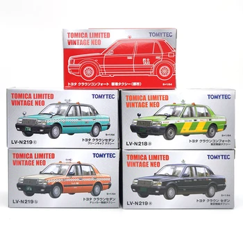 Tomytec 1: 64 TLV N219 A/B/C/D Седан Такси, Лимитирана серия, имитация сплав, статичен модел на автомобила, подарък играчка