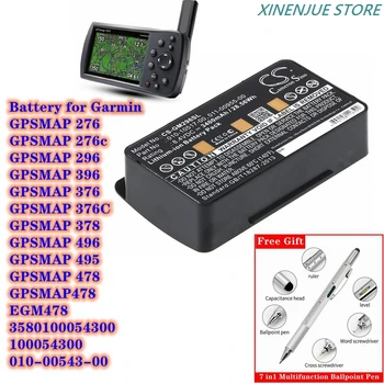 Акумулаторна батерия за GPS-навигатор 8,4 В/3400 mah 010-10517-00, 011-00955-00 за Garmin EGM478, GPSMAP 276,276 c, 296, 376, 376 C,378,396,478,495,496
