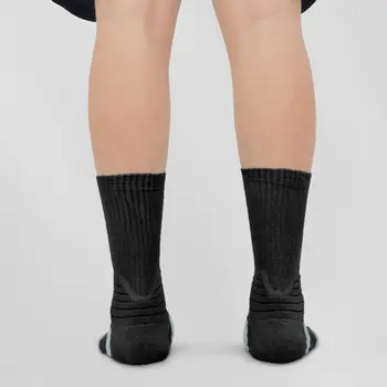 Баскетболни 1 чифт чорапи, не скатывающиеся, дишащи, сгъстено, двойно, с висока горна част, спортни чорапи с хавлиена дъното, за спорт