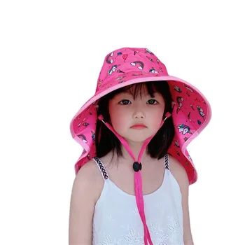 Бързо съхнещи l Детски шапки-ведерки за деца от 3 месеца до 5 години с широка периферия, плажни, със защита от ултравиолетови лъчи, слънчеви шапки за улицата, есенциални на открито