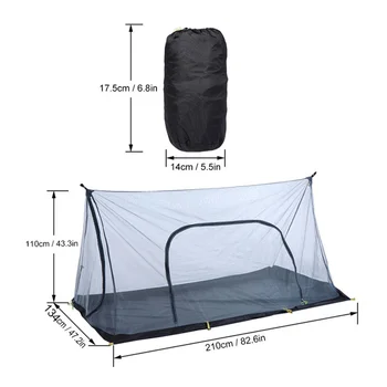Външната палатка за къмпинг Сверхлегкая окото палатка Защита от насекоми Сгъваема палатка за отдих