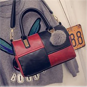 Дизайнерска дамска чанта от изкуствена кожа в стил мозайка, чанти-незабавни посланици през рамо, модни чанти, портмонета и чанти, спортни сакове-тоут, градска чанта, чанта през рамо