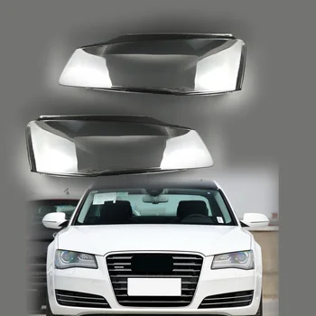 За Audi A8 D4 2011 2012 2013 Автомобилната фаровете Лампа Корпус светлини Лампа капак фарове обектив