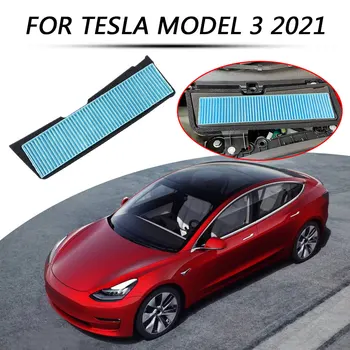 За Tesla, Модел 3 2021 Авто климатик, отдушник, Капак за отделението на двигателя, Филтър за климатик, Решетка Защитен филтър