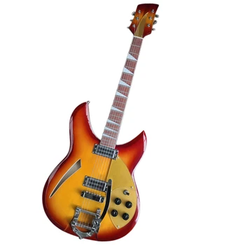 Заводска 6-струнен електрическа китара с мост тремоло, златна тампон, Предложението за поръчка