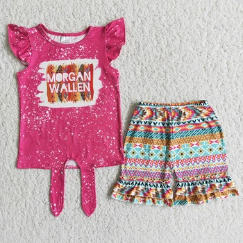 Заводска доставка RTS Модни Комплекти за деца Летни Дрехи за деца Костюми Детски Дрехи с шарките на ацтеките