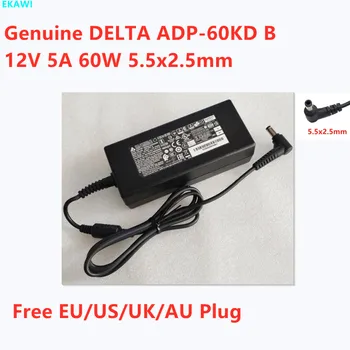 Истински DELTA ADP-60KD B 12v 5A 60 W 5,5x2,5 мм Адаптер За Chicony A12-060N1A Монитор на Лаптоп Захранване на Зарядното Устройство