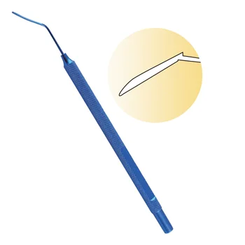 Клапа С По-Гладка И Тъпа Глава Очни Хирургически Инструмент От Титанова Сплав
