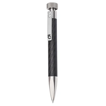 Клик-дръжка от неръждаема стомана Click Pen Тактическа химикалка за писане Приспособление за облекчаване на тревожност с корпус от въглеродни влакна Подарък дръжка премиум-клас
