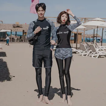 Корейски бански 2023, Нова двойка костюм за гмуркане, рашгард, самостоятелна костюм с дълги ръкави, консервативен спортен костюм за сърф, гмуркане с медуза