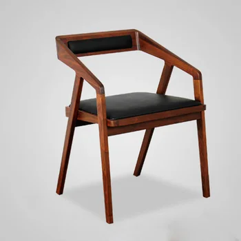 Кухненски минималистичен дървен стол, скандинавски дизайн за хол, Офис грим, Столове за хранене, Мобилни мебели за кухня Mueblesa за възрастни