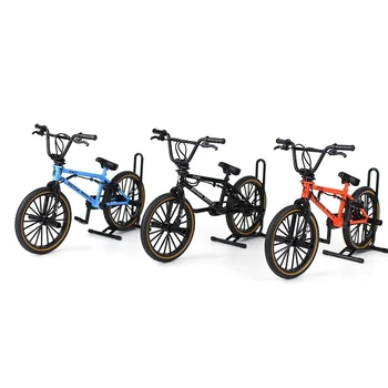 Мини-състезания под наем от сплав 1: 8, формовани под налягане модел метална планински велосипед, имат преносими имитативната колекция, детски подаръци, играчки за момчета