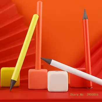 Молив, Без Мастило, С Eraser Eternal Everlasting Magic Pencil Неограничен Брой Записи за многократна употреба Молив БЕЗ Заточване