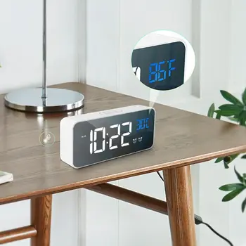 Музикален Нощен Режим Електронни Акумулаторни Настолни Часовници Led Часовници Despertador Digital Digital Alarm Clock