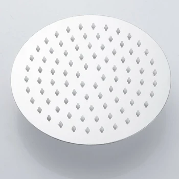 Накрайник за душ от неръждаема стомана, аксесоари за душ, принадлежности за баня, 8-инчов големи кръгли/квадратни накрайник за душ
