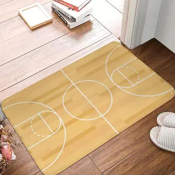 нескользящий подложка за баскетболно игрище, покажете своите цветове - Баскетбол мат хол, спалня, добре дошли килим, модерен интериор за дома