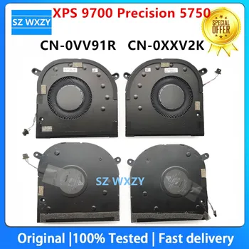 Нова Оригинална За Dell XPS 9700 Precision 5750 Вентилатор за Охлаждане на Радиатора лаптоп 0VV91R VV91R XXV2K 0XXV2K 100% Тествана Бърза Доставка