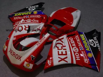 Обтекател за 998 1996 - 2002 1/2 seat червено-бял мотоциклет състезателни, обтекател 748 00 01, обтекатели 998 2001