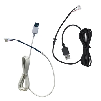Подмяна на кабелна линия USB-мишка, мека проводна линия мишка за razer DeathAdder Essential 6400 DPI Mouse 1.7-2M F19E