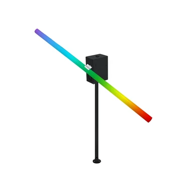 промяна на цвета на 1 м, led въртяща се на 360 градуса тръба, висококачествени пикселова етап dj клубни светлини