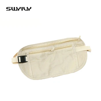 Спортна поясная чанта SWYIVY, ултратънък монтиране в чантата си за джогинг, невидим многофункционален пакет за паспорт, аксесоари за бягане