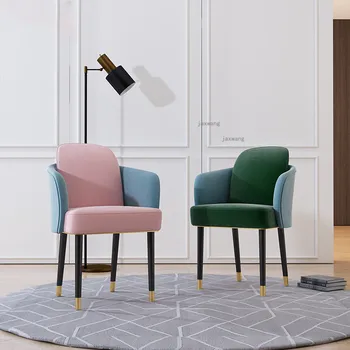 Съвременни Мебели, стол за дневна, лесно Луксозно Домашен Стол с облегалка, Модерен стол за почивка в скандинавски стил INS, TG