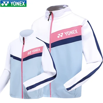 Тенис Yonex спортна риза, спортно облекло, спортно облекло бадминтон палто с дълъг ръкав, мъжки и дамски блузи 150033B