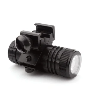 Фенерче Глок пистолетен фенер за Picatinny релса 11 мм и 20 мм и батерия в комплект с USB-зарядно устройство